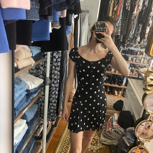 SOLD Reformation • Polka Dot Dress • Small - Picture 6 of 6